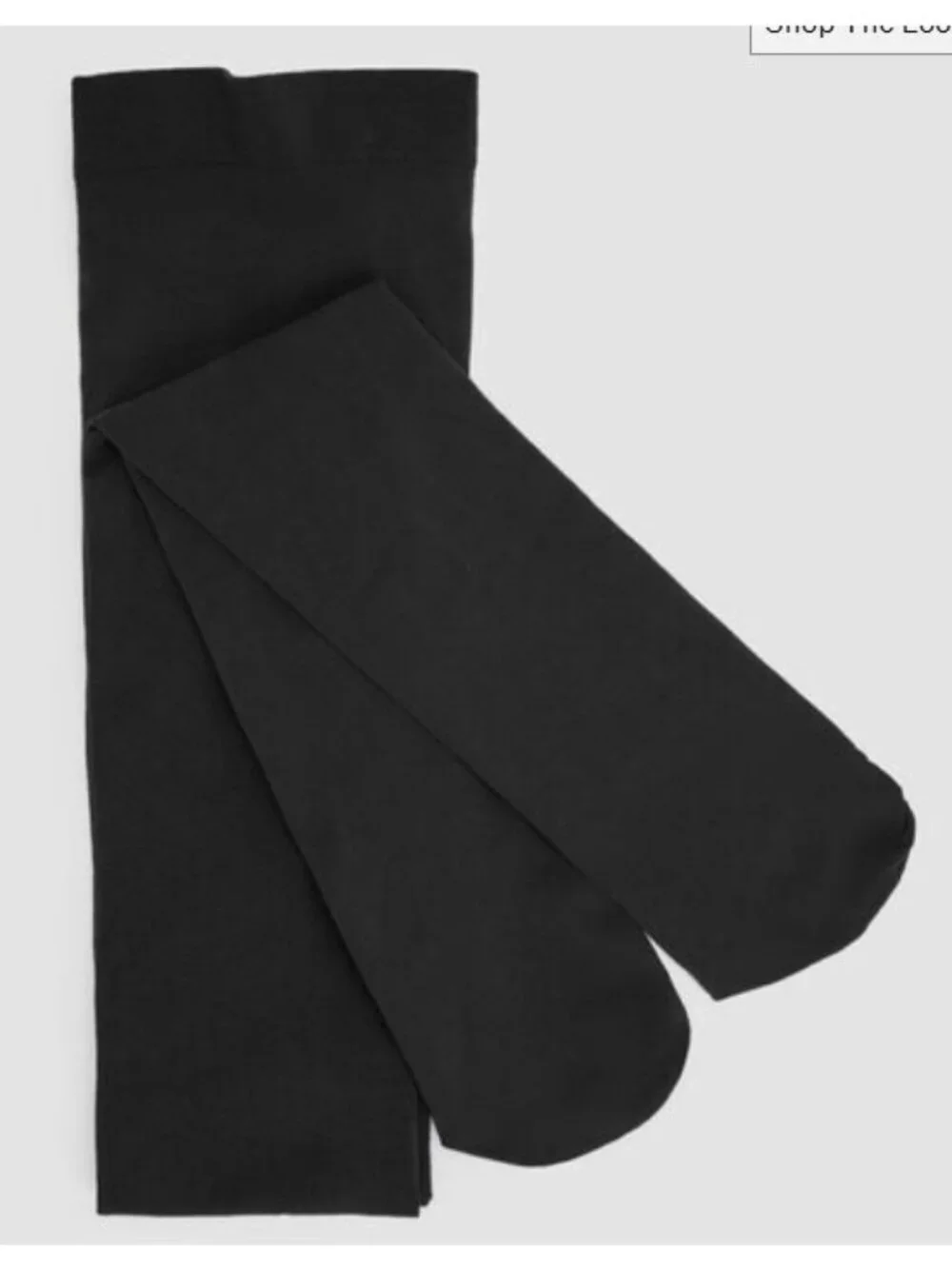 Eileen Fisher M/ L Microfiber Opaque Tight Black NWB